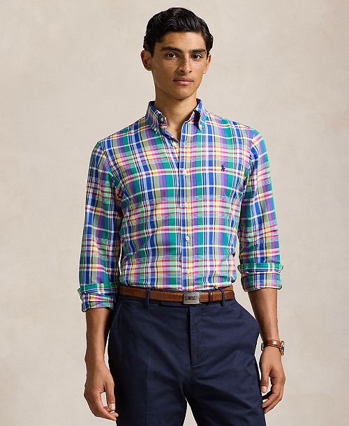 Polo Ralph Lauren Men's Classic-Fit Performance Oxford Shirt Men's Fashion & Accessories