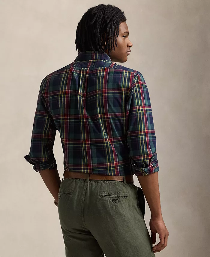 Polo Ralph Lauren Men's Classic-Fit Plaid Performance Shirt Men's Fashion & Accessories
