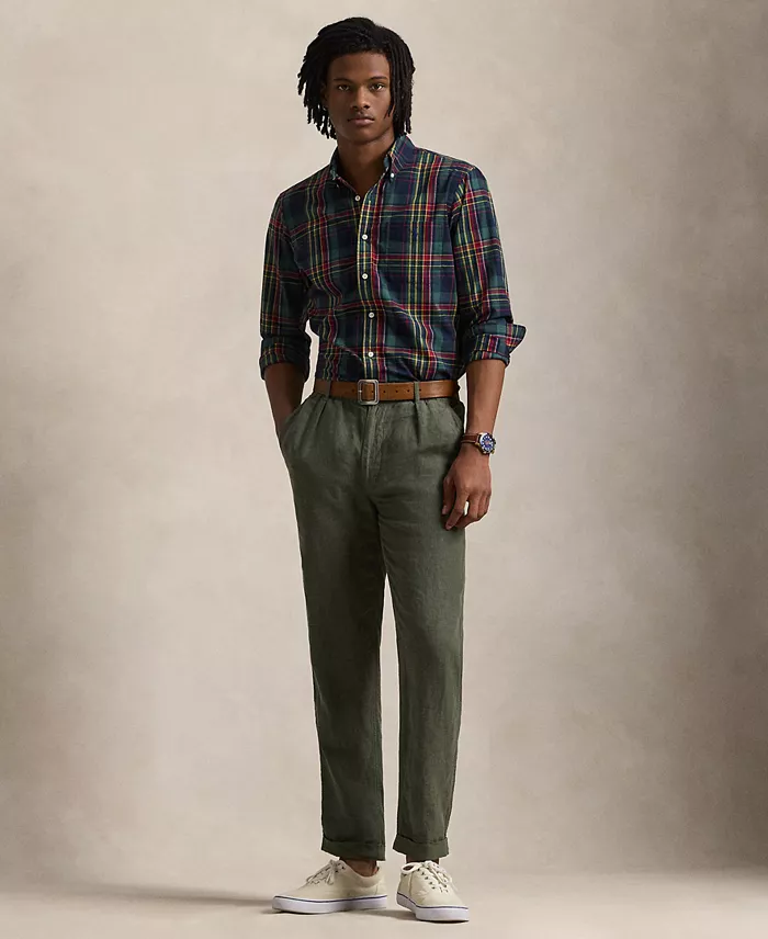 Polo Ralph Lauren Men's Classic-Fit Plaid Performance Shirt Men's Fashion & Accessories