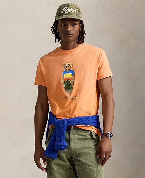 Polo Ralph Lauren Men's Classic-Fit Polo Bear Jersey T-Shirt Men's Fashion & Accessories