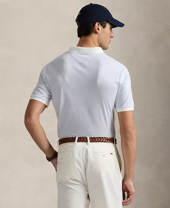 Polo Ralph Lauren Men's Classic-Fit Print Soft Cotton Polo Shirt Men's Fashion & Accessories