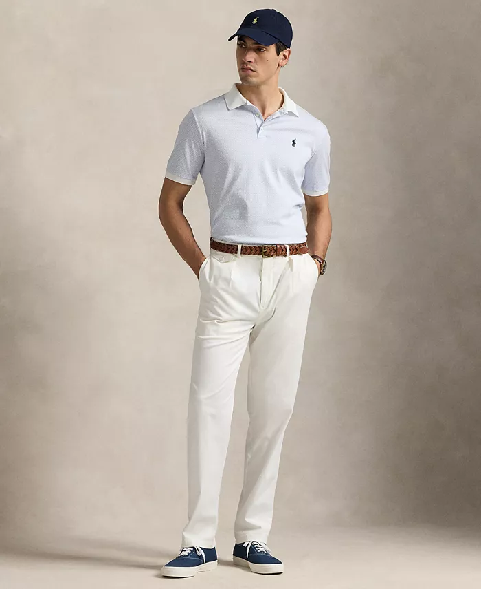 Polo Ralph Lauren Men's Classic-Fit Print Soft Cotton Polo Shirt Men's Fashion & Accessories