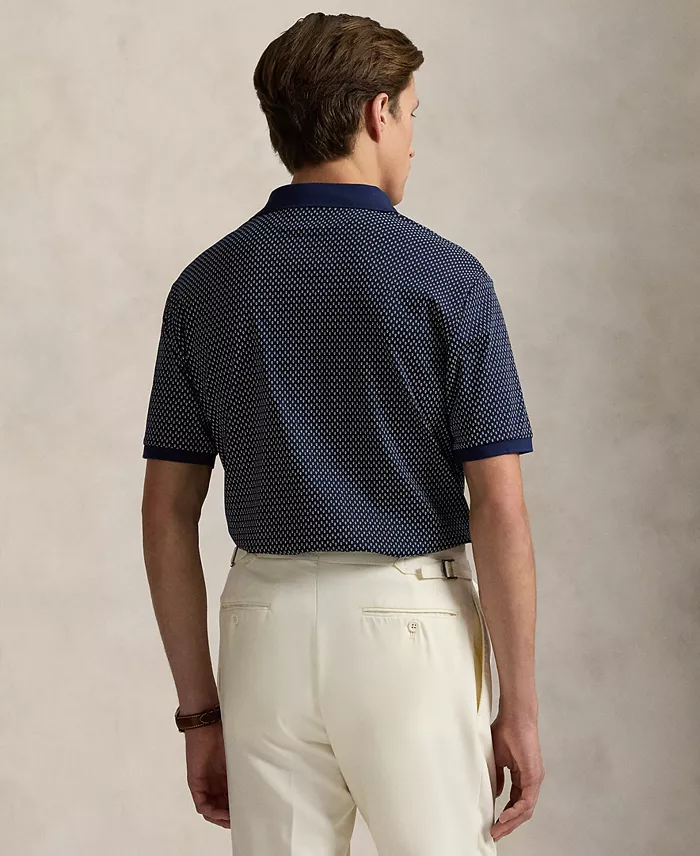 Polo Ralph Lauren Men's Classic-Fit Print Soft Cotton Polo Shirt Men's Fashion & Accessories