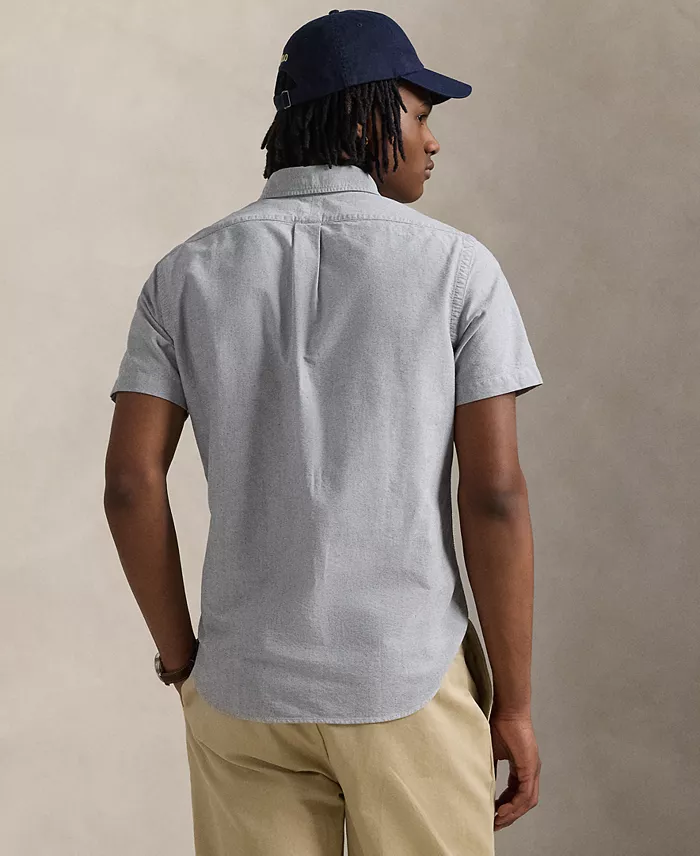 Polo Ralph Lauren Men's Classic-Fit Short-Sleeve Oxford Shirt Men's Fashion & Accessories