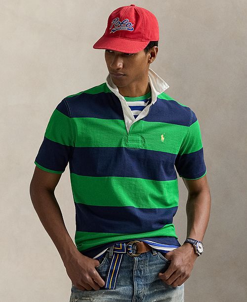 Polo Ralph Lauren Men's Classic-Fit Short-Sleeve Rugby Shirt Men's Fashion & Accessories