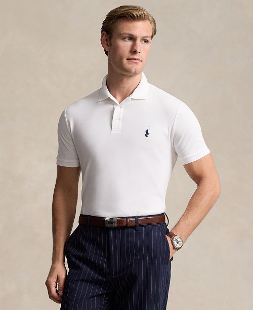 Polo Ralph Lauren Men's Classic-Fit Stretch Mesh Polo Shirt Men's Fashion & Accessories