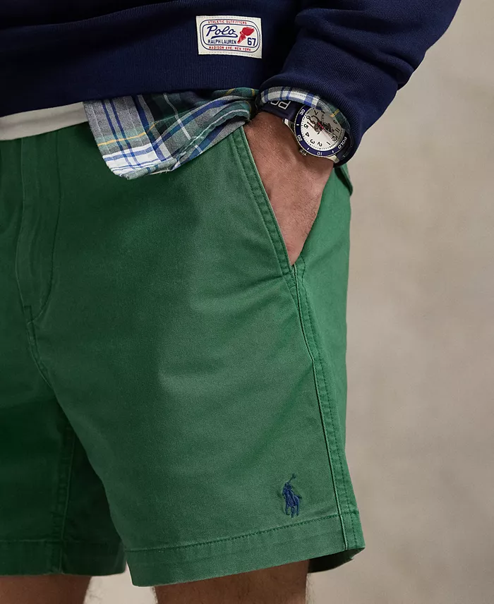 Polo Ralph Lauren Men's Classic Fit Stretch Prepster 6" Shorts Men's Fashion & Accessories