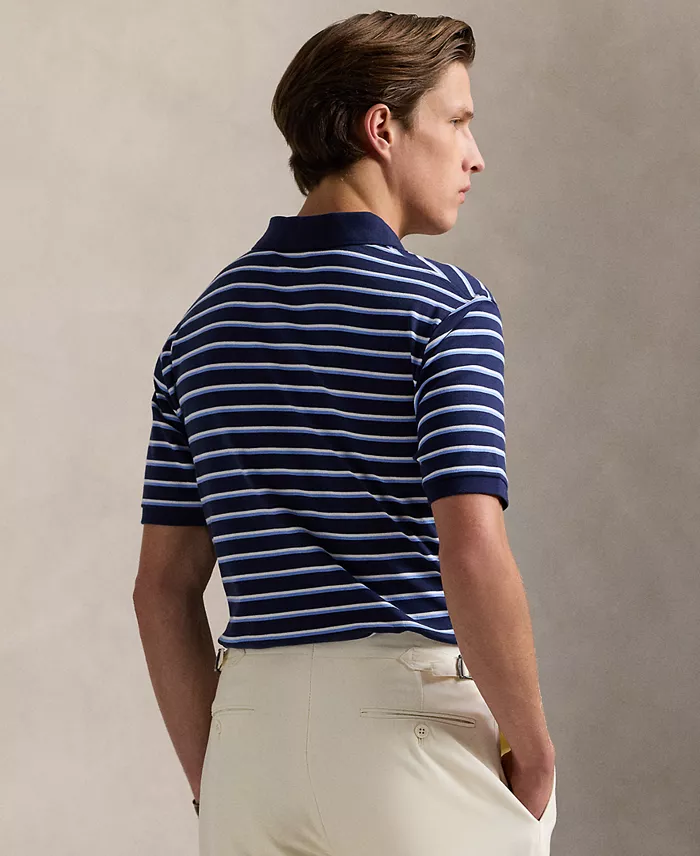 Polo Ralph Lauren Men's Classic-Fit Striped Soft Cotton Polo Men's Fashion & Accessories