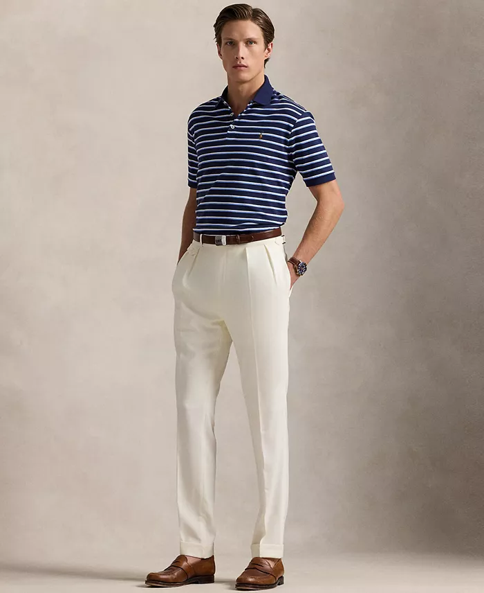 Polo Ralph Lauren Men's Classic-Fit Striped Soft Cotton Polo Men's Fashion & Accessories