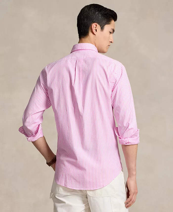 Polo Ralph Lauren Men's Classic Fit Striped Stretch Oxford Shirt Men's Fashion & Accessories