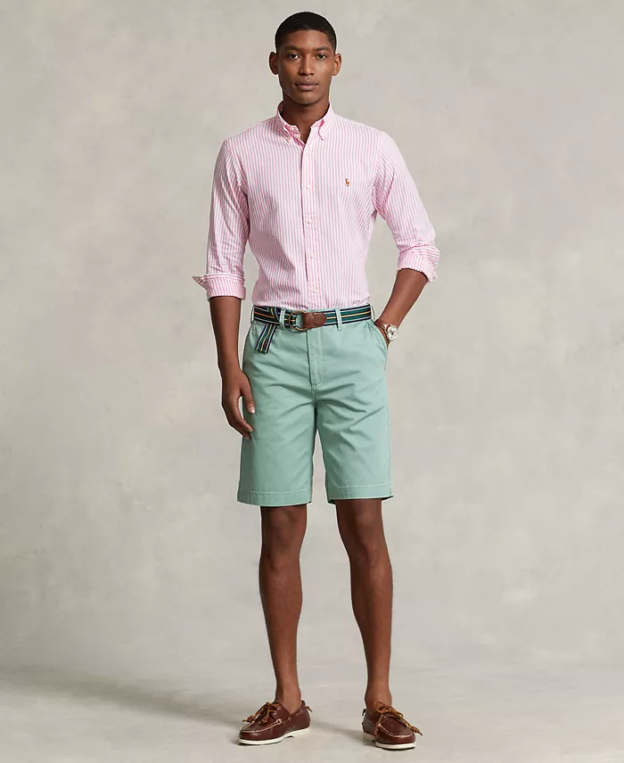 Polo Ralph Lauren Men's Classic Fit Striped Stretch Oxford Shirt Men's Fashion & Accessories