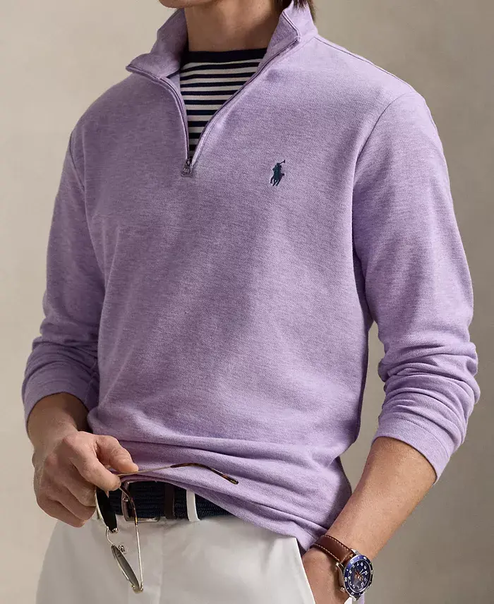 Polo Ralph Lauren Men's Cotton-Blend Jacquard Pullover Men's Fashion & Accessories