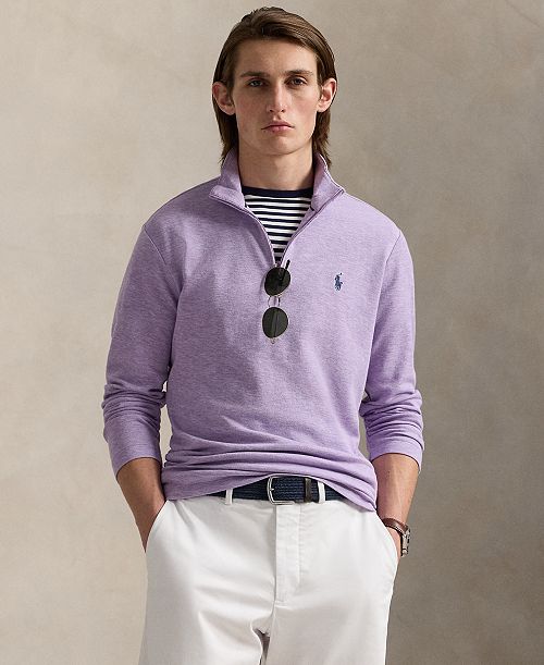 Polo Ralph Lauren Men's Cotton-Blend Jacquard Pullover Men's Fashion & Accessories