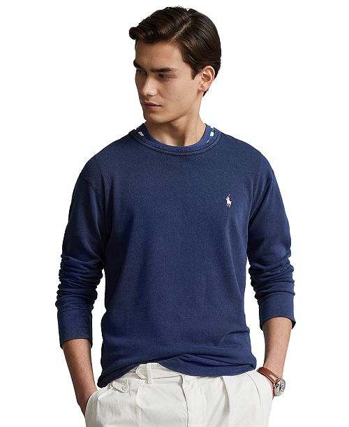 Polo Ralph Lauren Men's Cotton Terry Crewneck Sweatshirt Men's Fashion & Accessories