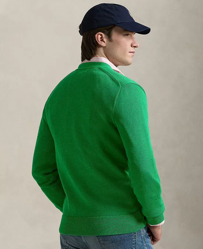 Polo Ralph Lauren Men's Cotton V-Neck Cardigan Men's Fashion & Accessories