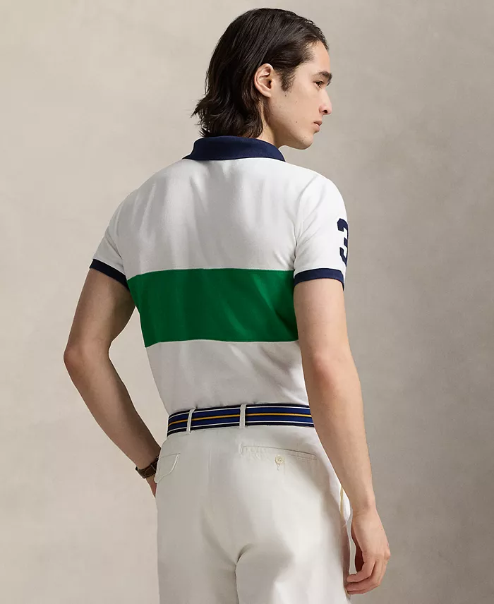 Polo Ralph Lauren Men's Custom Slim Fit Big Pony Mesh Polo Shirt Men's Fashion & Accessories