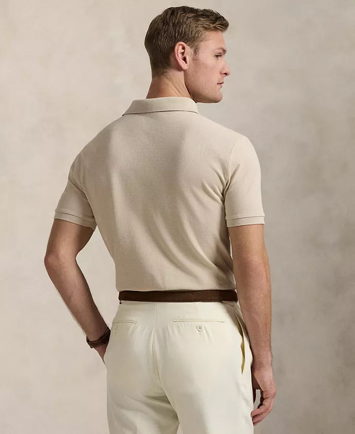 Polo Ralph Lauren Men's Custom Slim Fit Big Pony Mesh Polo Shirt Men's Fashion & Accessories