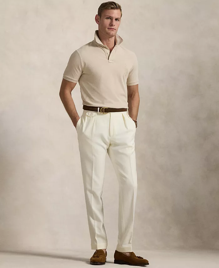 Polo Ralph Lauren Men's Custom Slim Fit Big Pony Mesh Polo Shirt Men's Fashion & Accessories