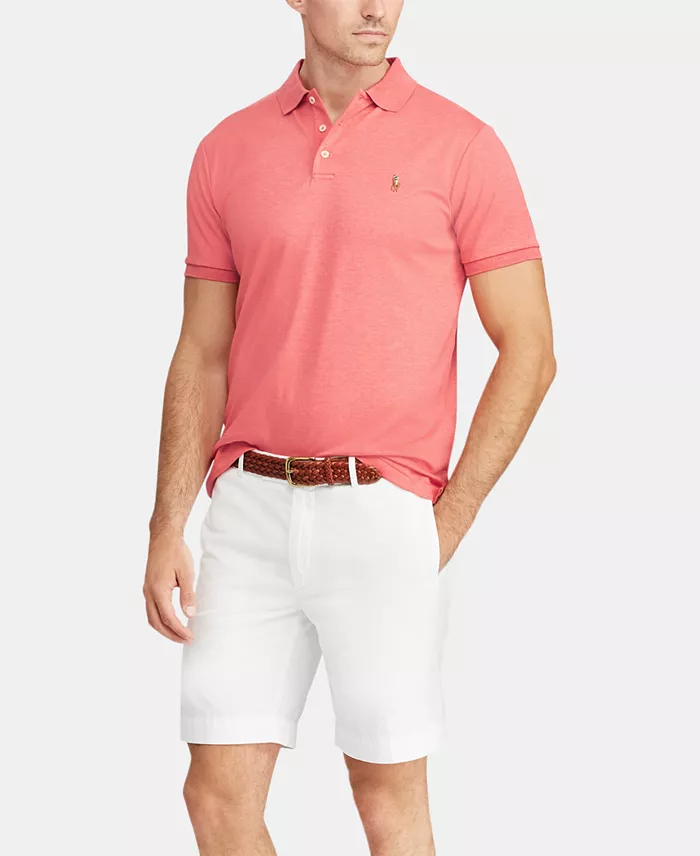 Polo Ralph Lauren Men's Custom Slim Fit Soft Cotton Polo Shirt Men's Fashion & Accessories