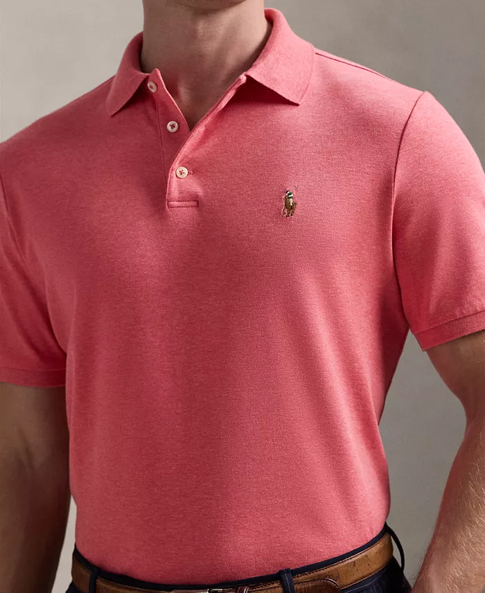 Polo Ralph Lauren Men's Custom Slim Fit Soft Cotton Polo Shirt Men's Fashion & Accessories