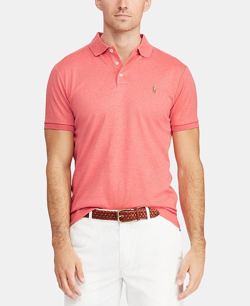 Polo Ralph Lauren Men's Custom Slim Fit Soft Cotton Polo Shirt Men's Fashion & Accessories