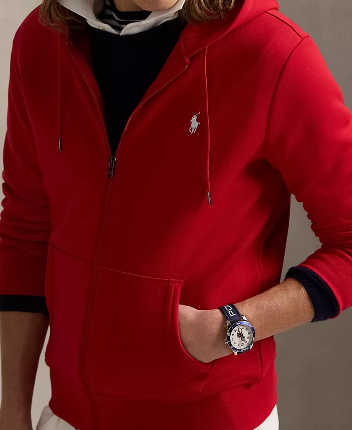 Polo Ralph Lauren Men's Double-Knit Full-Zip Hoodie Men's Fashion & Accessories