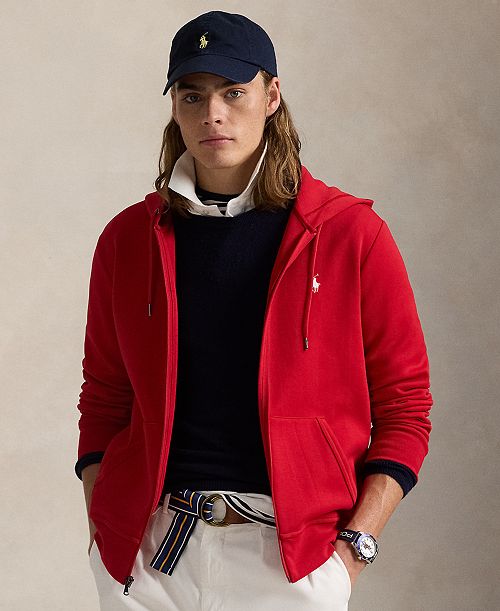 Polo Ralph Lauren Men's Double-Knit Full-Zip Hoodie Men's Fashion & Accessories