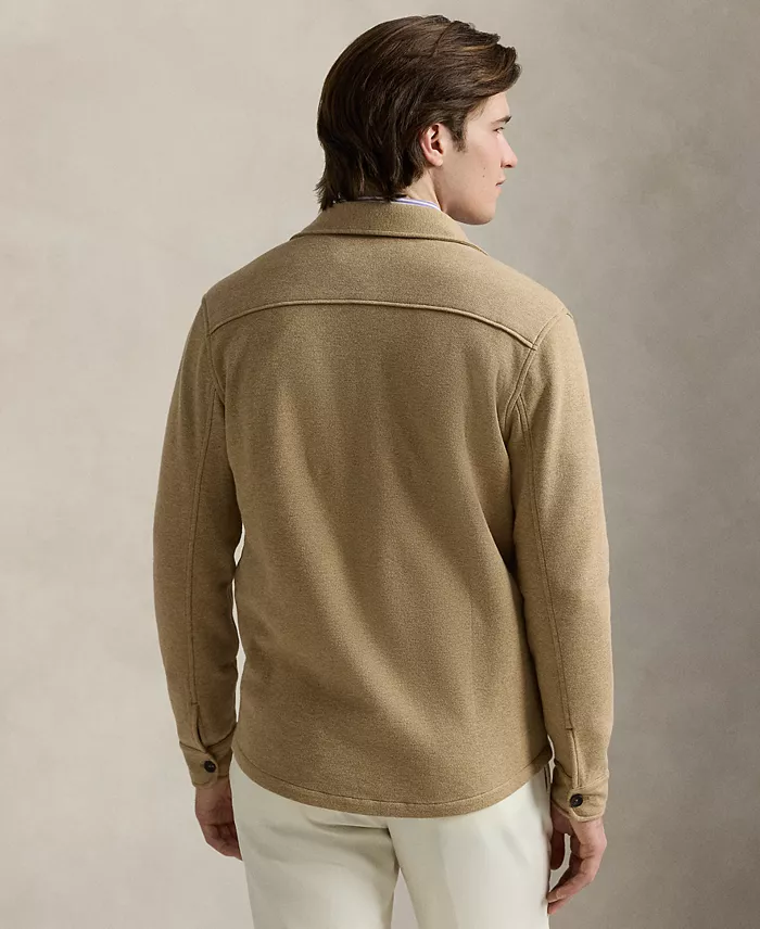 Polo Ralph Lauren Men's Double-Knit Mesh Shirt Jacket Men's Fashion & Accessories