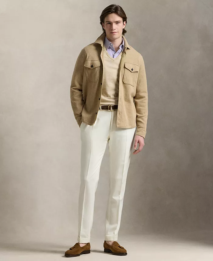 Polo Ralph Lauren Men's Double-Knit Mesh Shirt Jacket Men's Fashion & Accessories