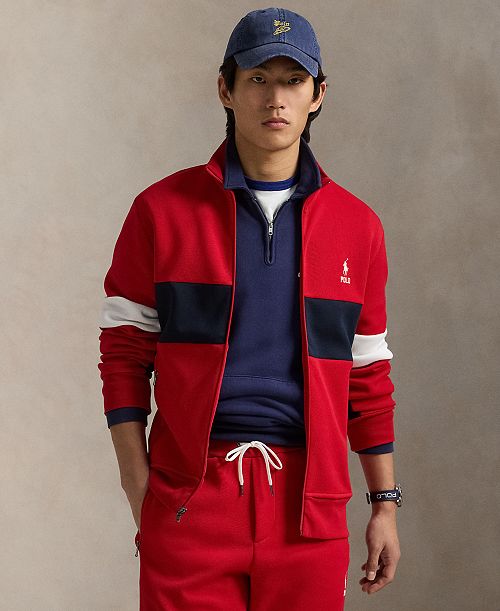 Polo Ralph Lauren Men's Double-Knit Track Jacket Men's Fashion & Accessories
