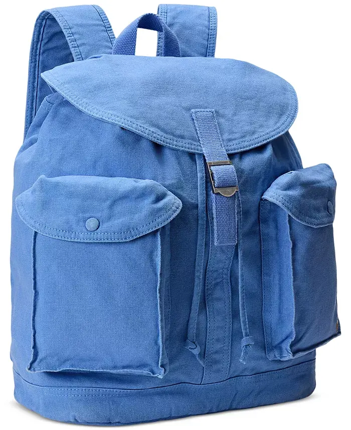 Polo Ralph Lauren Men's Flap-Top Canvas Backpack Men's Fashion & Accessories