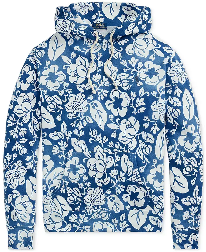 Polo Ralph Lauren Men's Floral Spa Terry Hoodie Men's Fashion & Accessories