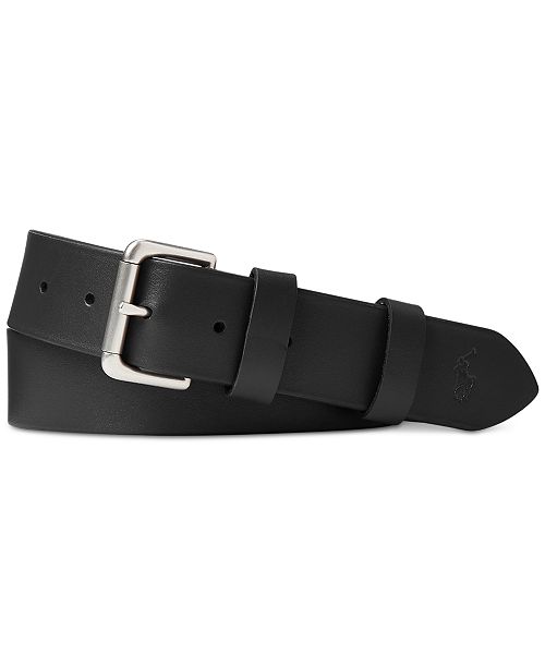Polo Ralph Lauren Men's Full-Grain Leather Belt Men's Fashion & Accessories
