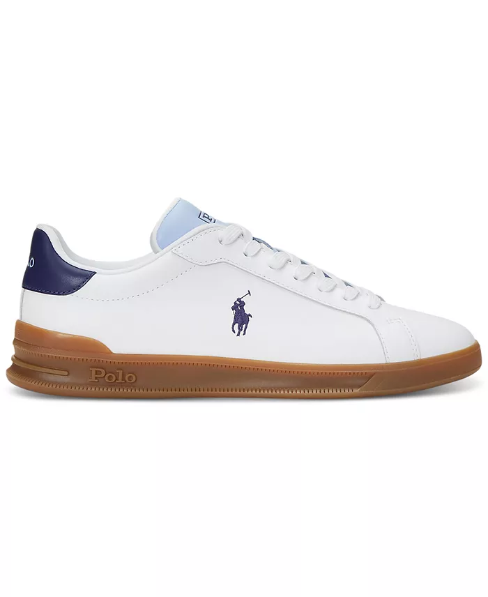 Polo Ralph Lauren Men's Heritage Court II Leather Lace-Up Sneakers Men's Shoes