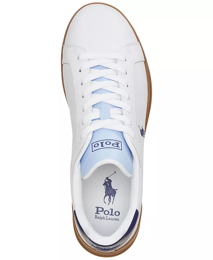 Polo Ralph Lauren Men's Heritage Court II Leather Lace-Up Sneakers Men's Shoes