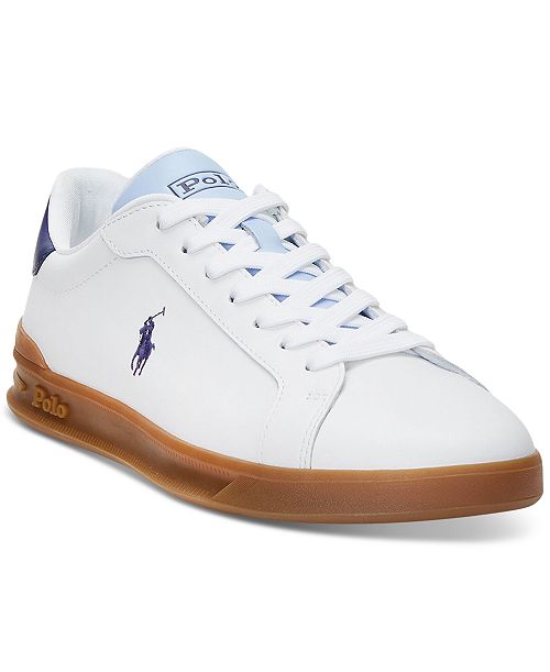 Polo Ralph Lauren Men's Heritage Court II Leather Lace-Up Sneakers Men's Shoes