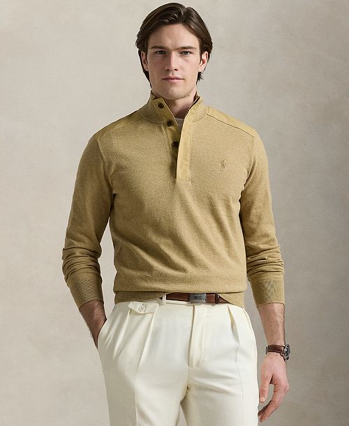 Polo Ralph Lauren Men's Hybrid Mockneck Pullover Men's Fashion & Accessories