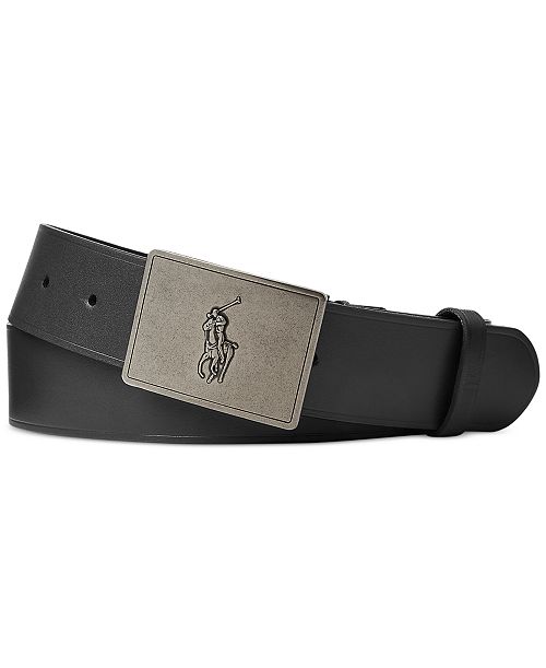 Polo Ralph Lauren Men's Leather Belt Men's Fashion & Accessories