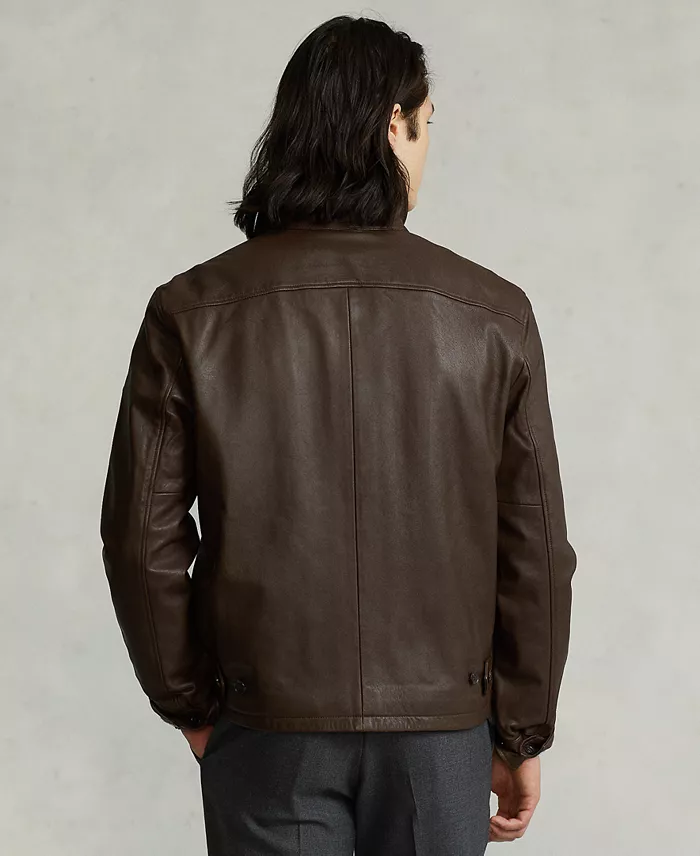 Polo Ralph Lauren Men's Leather Jacket Men's Fashion & Accessories