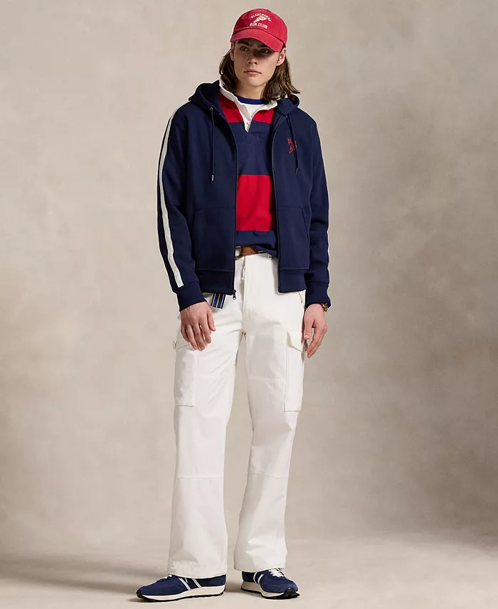 Polo Ralph Lauren Men's Logo Double-Knit Mesh Hoodie Men's Fashion & Accessories