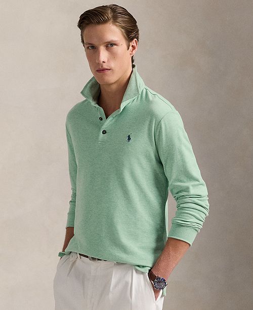 Polo Ralph Lauren Men's Luxury Jersey Polo-Collar Pullover Men's Fashion & Accessories