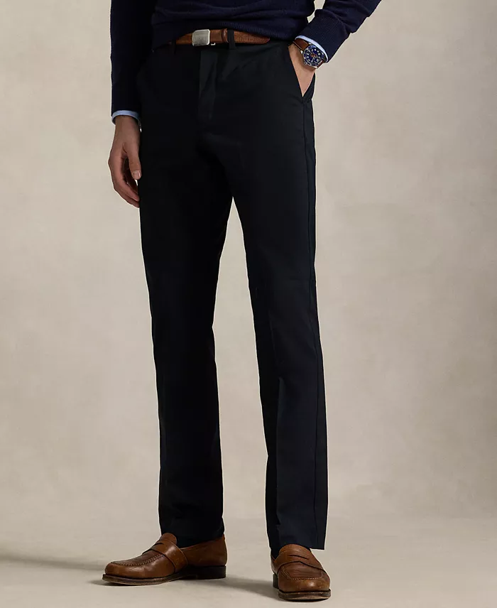 Polo Ralph Lauren Men's Manhasset Stretch Straight-Fit Pants Men's Fashion & Accessories