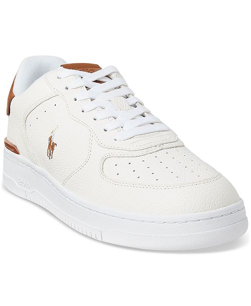 Polo Ralph Lauren Men's Masters Court Lace-Up Sneakers Men's Shoes