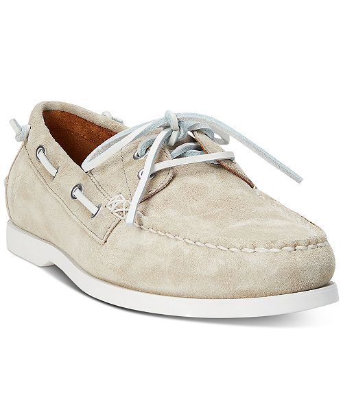 Polo Ralph Lauren Men's Merton Suede Boat Shoe Men's Shoes
