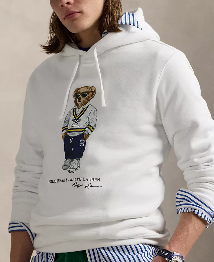 Polo Ralph Lauren Men's Polo Bear Fleece Hoodie Men's Fashion & Accessories