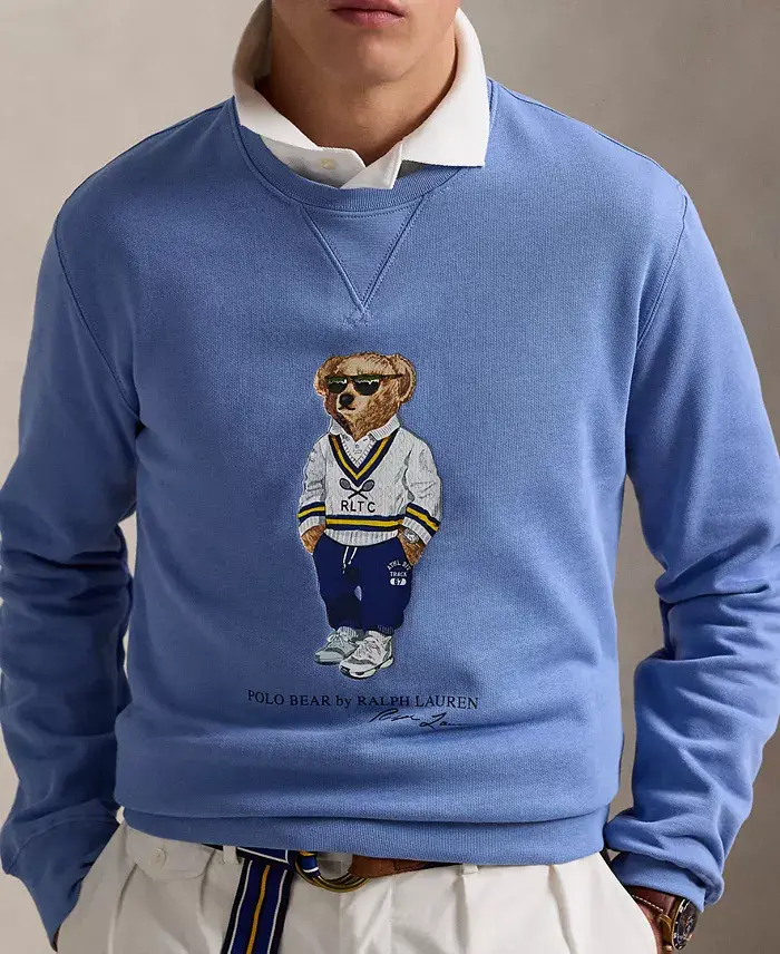Polo Ralph Lauren Men's Polo Bear Fleece Sweatshirt Men's Fashion & Accessories