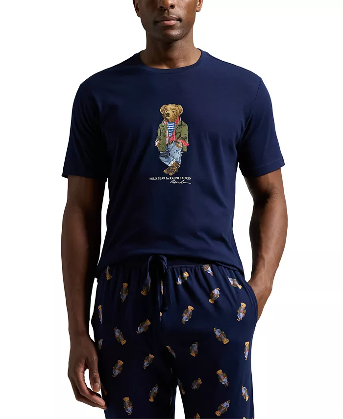 Polo Ralph Lauren Men's Polo Bear Jogger Pajama Set Exclusively At Macy's Men's Fashion & Accessories