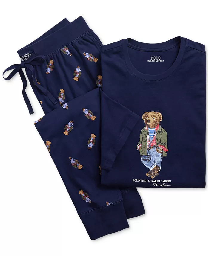 Polo Ralph Lauren Men's Polo Bear Jogger Pajama Set Exclusively At Macy's Men's Fashion & Accessories