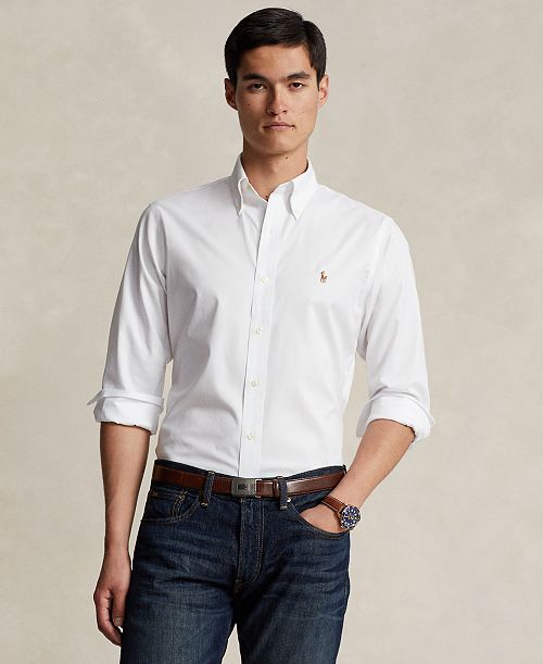 Polo Ralph Lauren Men's Purepress Cotton Oxford Shirt Men's Fashion & Accessories