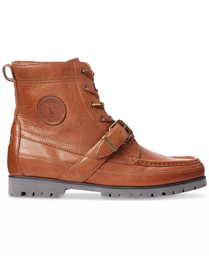 Polo Ralph Lauren Men's Ranger Tumbled Leather Boot Men's Shoes